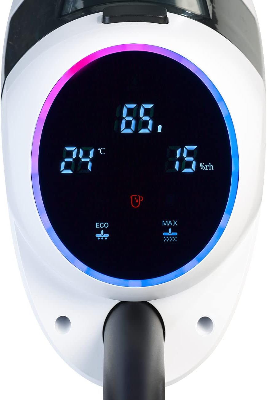 Sichler Haushaltsgeräte Staubsauger: High Power 2in1-Boden-Wischsauger mit Akku, OLED-Display, 17 kP