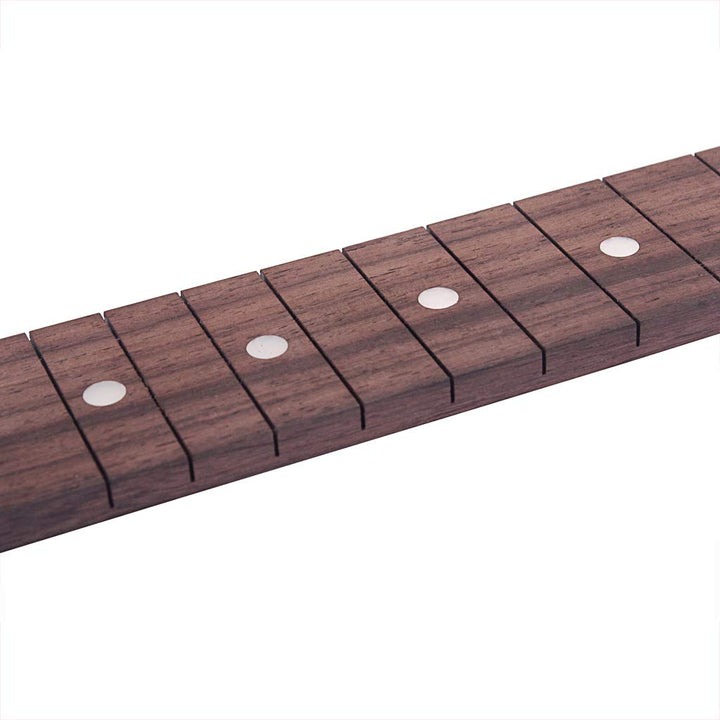Alnicov Gitarren-Griffbrett mit Schlitzen, 21 Bünde, Palisander-Griffbrett für 3-saitige Zigarrenkas