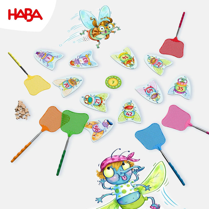 HABA 3X4=Klatsch – Spannendes Lernspiel für 2-6 Spieler ab 8 Jahren, Fördert das kleine Einmaleins u