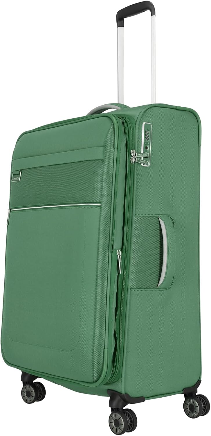 travelite MIIGO 4 W Trolley L, exp., Grün, grün, Talla única, Koffer