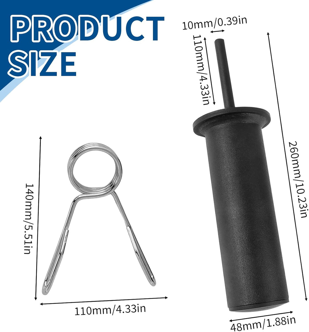 Gym Pin für Zusatzgewicht, Weight Stack Pin Durchmesser 10 mm Länge 110 mm Tragbarer Sport Gewichtss