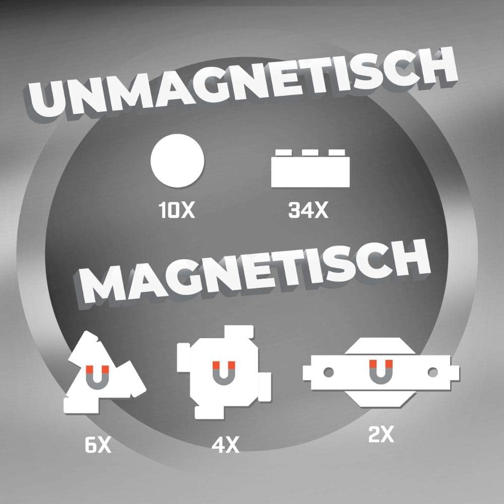 Mega Construx GFF26 Magnext 5-in-1 Mag-Roboter Erkundungsfahrzeug (138 Teile), Erkundungsfahrzeug (1