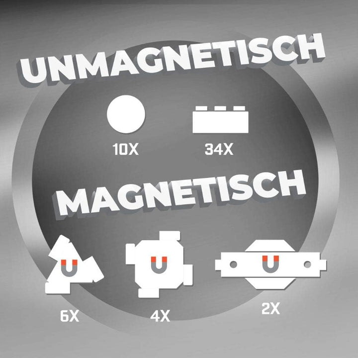 Mega Construx GFF26 Magnext 5-in-1 Mag-Roboter Erkundungsfahrzeug (138 Teile), Erkundungsfahrzeug (1