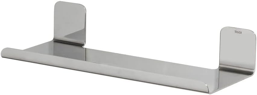 Tiger Colar Ablage zum Kleben, 30 cm, Edelstahl poliert, mit integrierter Klebefolie zur Montage ohn
