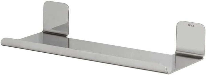 Tiger Colar Ablage zum Kleben, 30 cm, Edelstahl poliert, mit integrierter Klebefolie zur Montage ohn