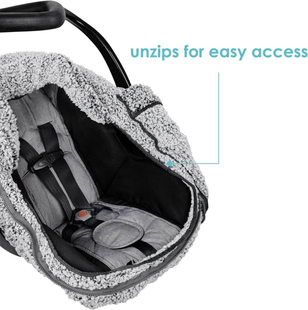 JJ Cole Winter Baby Autositzbezug - Winter Autositzbezug für Babyschale oder Kinderwagen - Babyschal