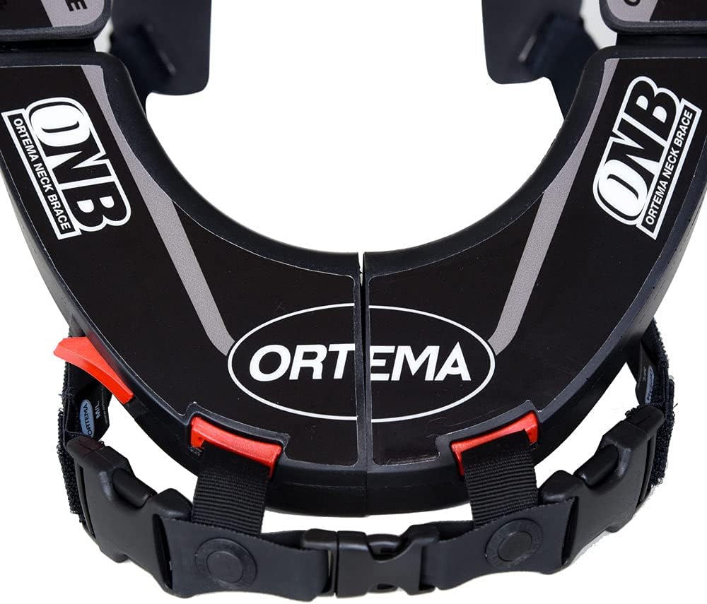 ORTEMA ONB Neck Brace (Gr.XS schwarz) Design K4 - Nackenschutz - aus Hochleistungskunststoff und mit