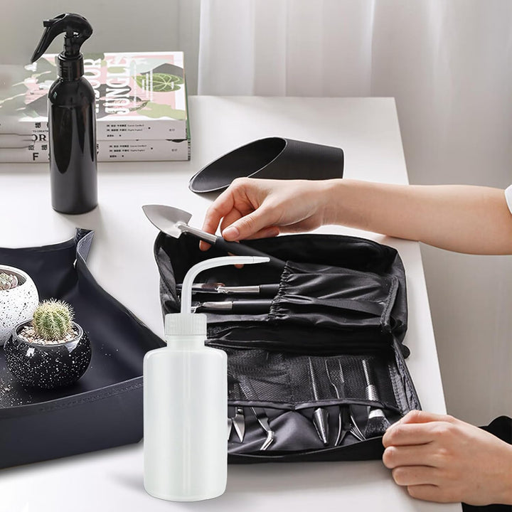 18 Stück Umtopfmatte, wasserdichte Gartenmatte Pflanzmatte, 50x50 cm Pflanzunterlage mit Mini-Garten