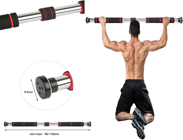 Klimmzugstange für Tuerrahmen Multifunktionen Tür Stange für Home Gym Fitness Geeigneter Türrahmenty