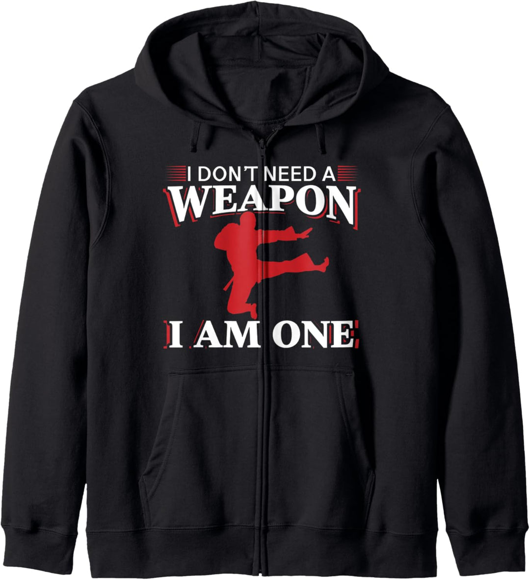 Lustiges Kampfkünstlergeschenk für Männer Frauen Ninja Kapuzenjacke