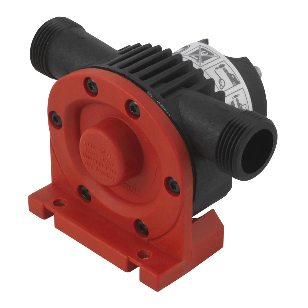 wolfcraft Bohrmaschinen Pumpe mit Kunststoffgehäuse 2207000 | Selbstansaugende Wasserpumpe mit bis z