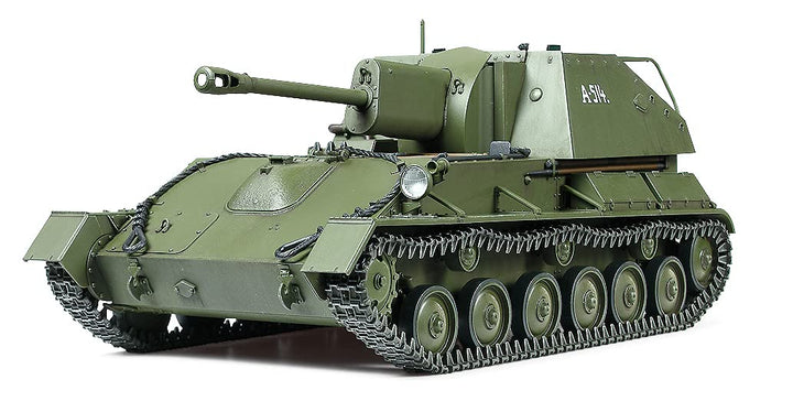 Tamiya 35348 RUSSISCHE SELBSTFAHRZEUGE SU76M 1/35" 1:35 Sov. SU-76M Panzerhaubitze Fahrzeug