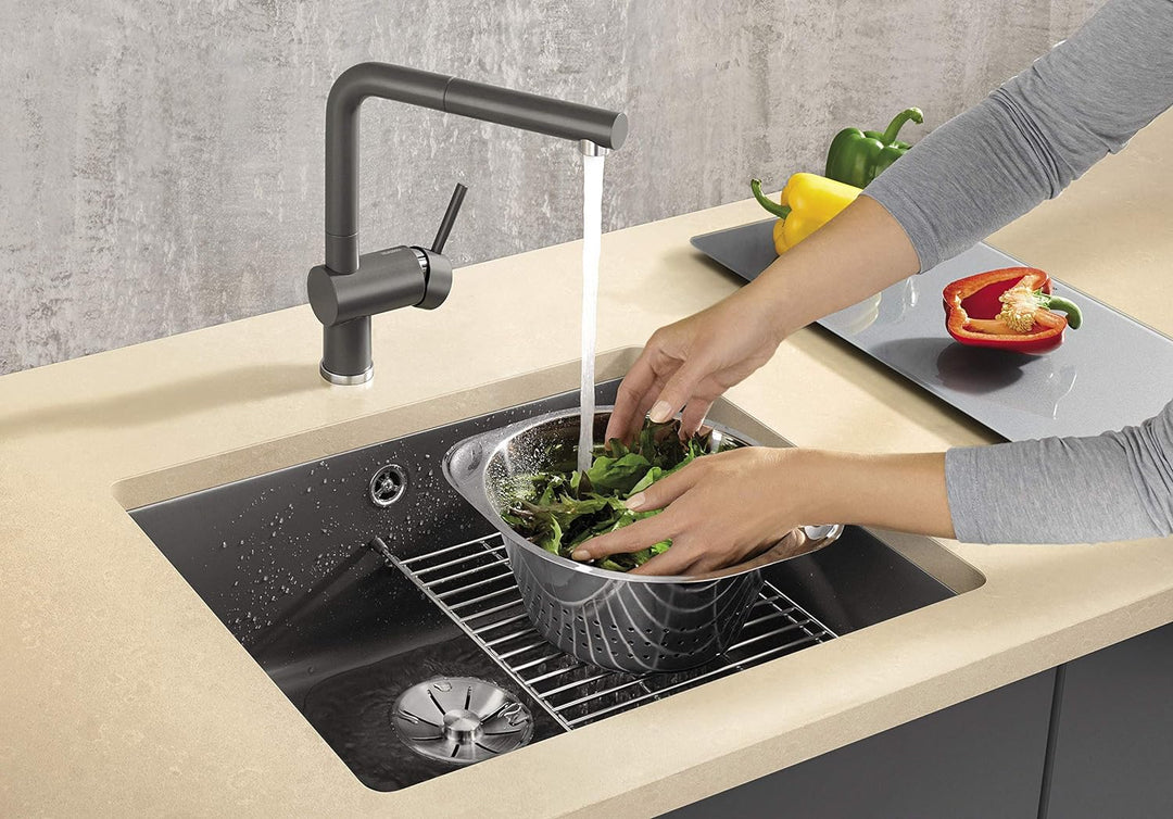 BLANCO Beckengitter | Edelstahl | 384 x 252 mm | Passend zu allen Silgranit Spülen und Becken