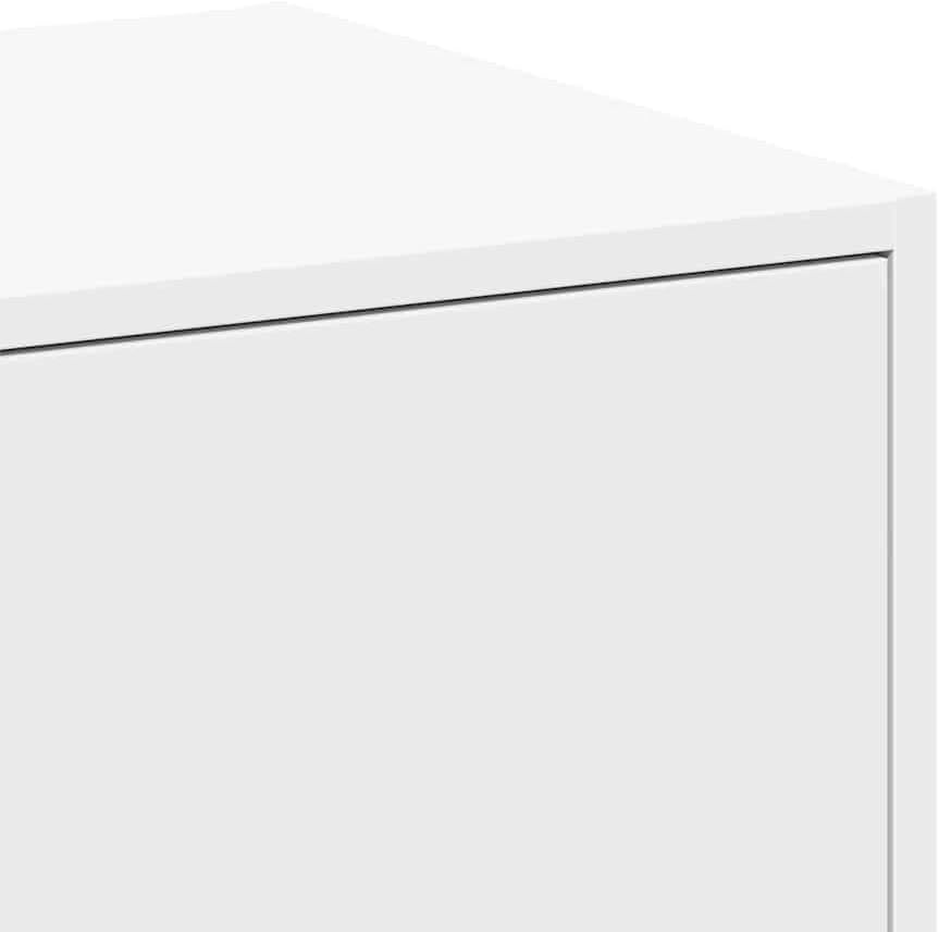 vidaXL Apothekenschrank, weiss, 30 x 41 x 174,5 cm, aus Spanplatte, Apothekenschrank, Apothekenmöbel