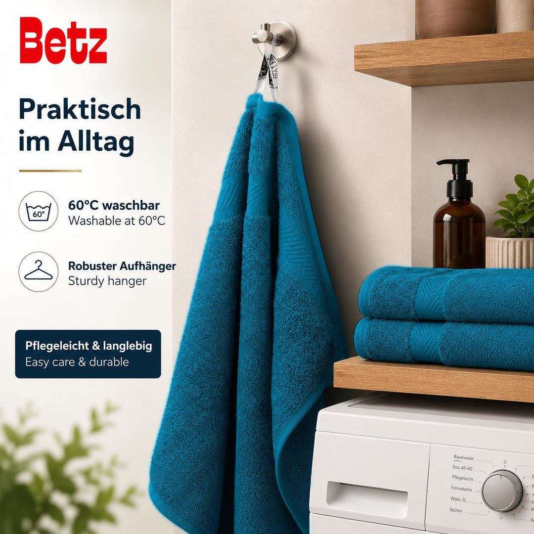 Betz 12-TLG. Handtuch-Set Palermo 100% Baumwolle 2 Liegetücher 4 Handtücher 2 Gästetücher 2 Seiftüch