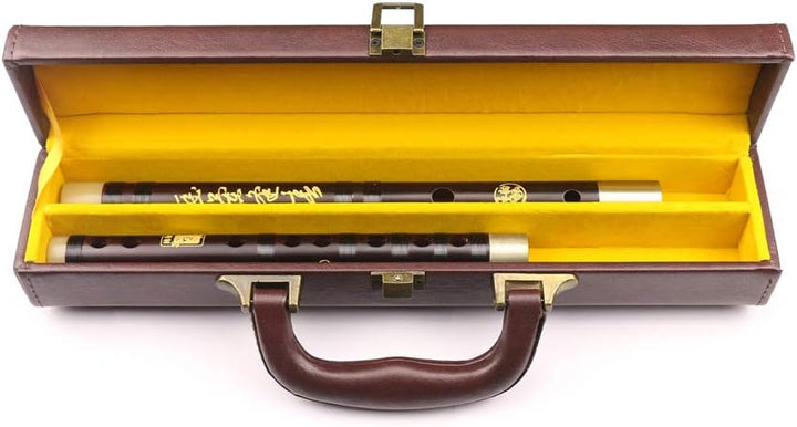 D key Dizi Professional Palisanderflöte mit freier Membrane & Kleber & Schutzset Traditionelles chin