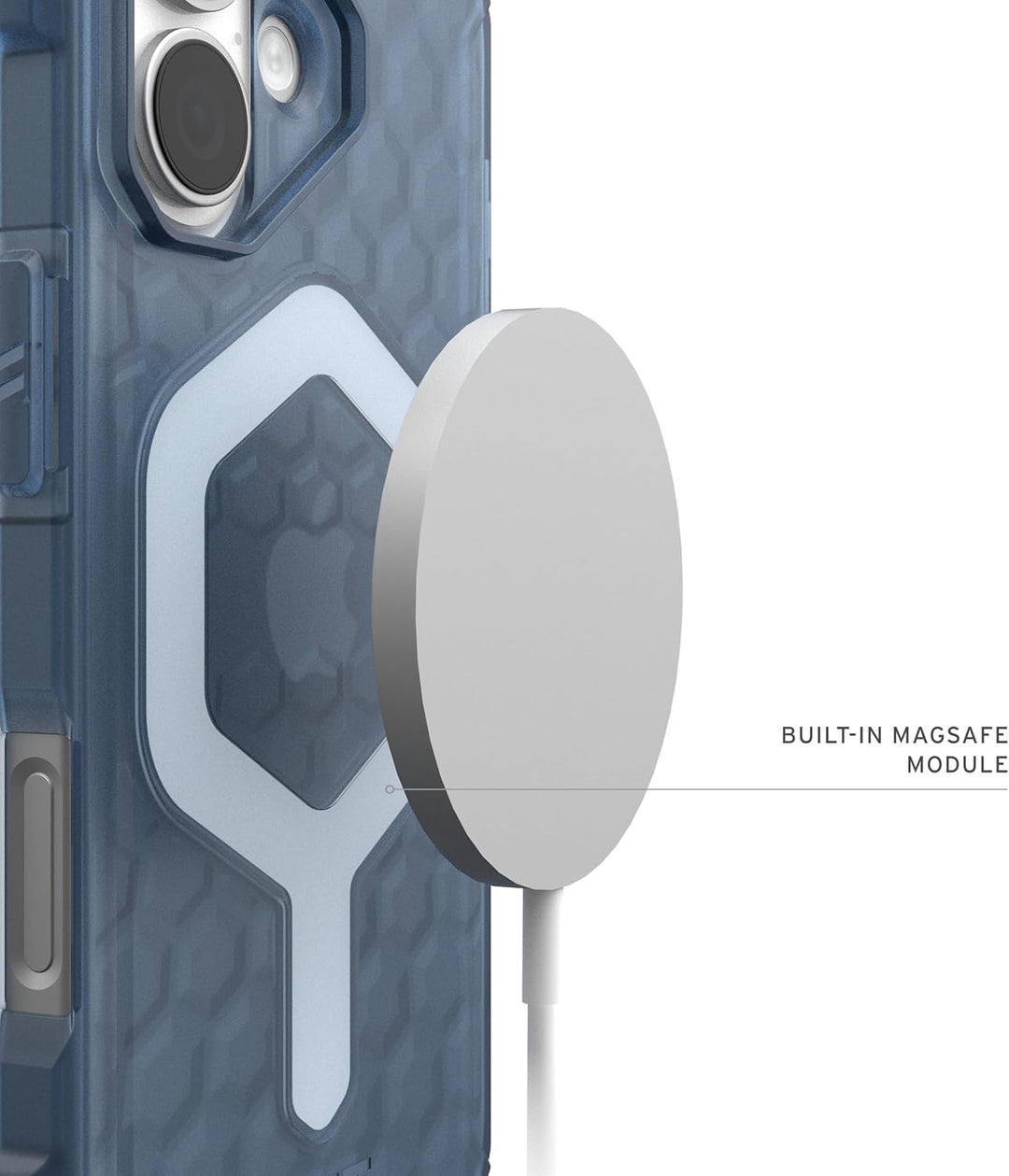 URBAN ARMOR GEAR Essential Armor MS Case kompatibel mit Apple iPhone 17 Hülle (Wireless Charging/Mag
