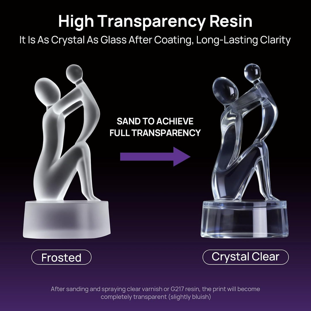 RESIONE G217 Transparentes 3D Pinter Resin, ABS-Like 3D Ducker Resin für DLP MSLA LCD 3D-Druck,Nicht