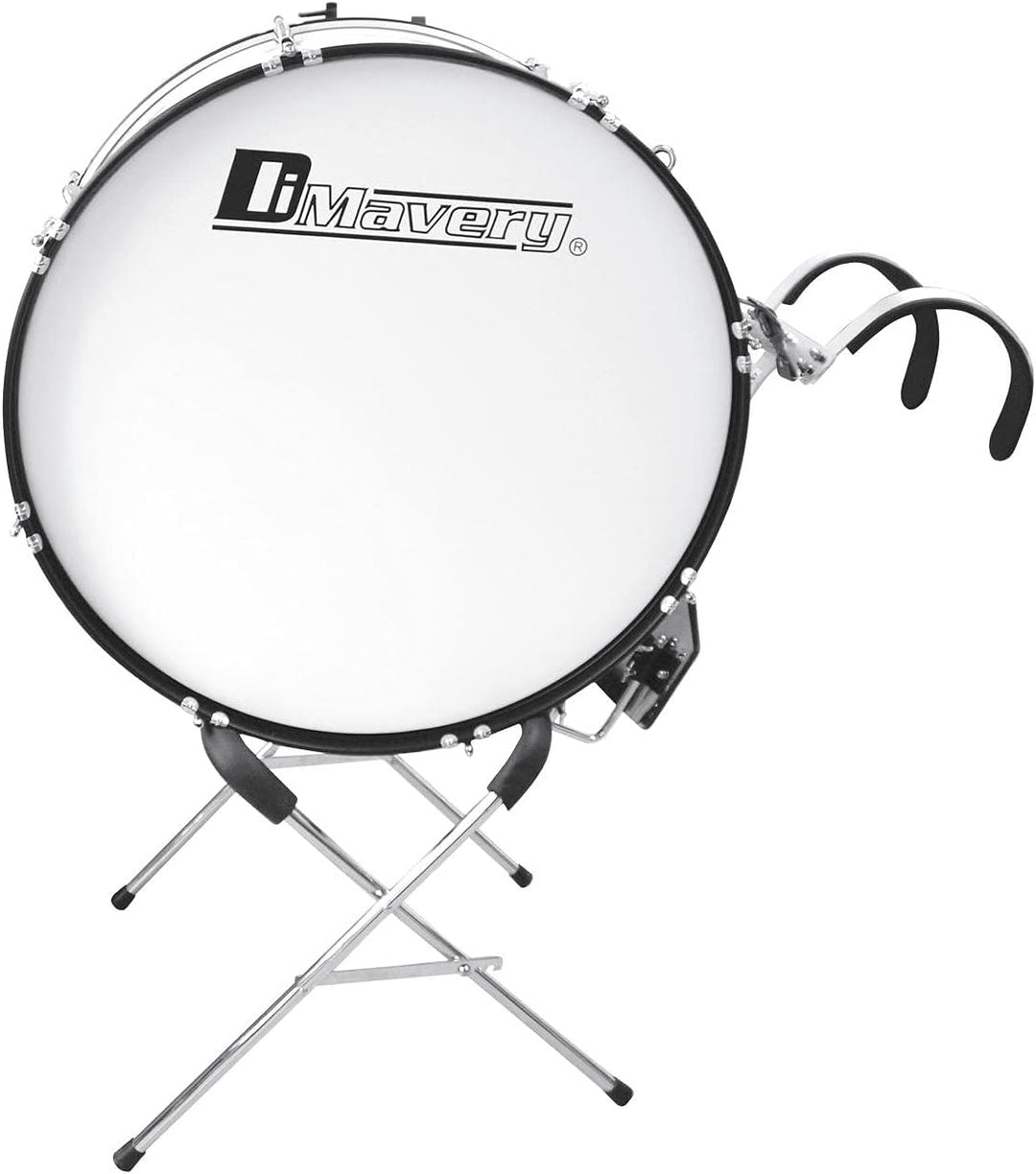 DIMAVERY Bass Drum Stand | Stabiler Bass-Marschtrommel Ständer