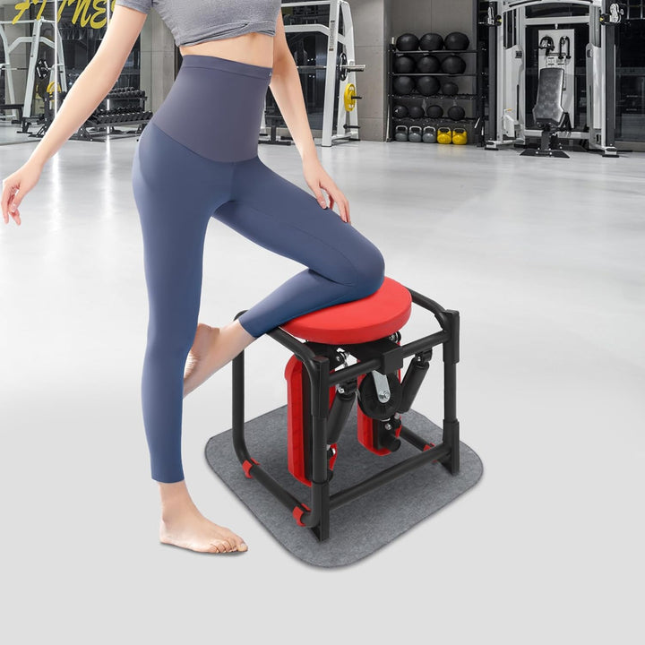 Stepper mit LCD Display, Sitzkissen für zuhause | Stairmaster bis 150 kg, Rutschfeste Pedale, Kompak