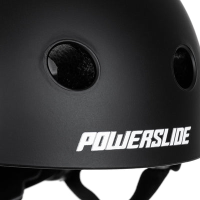 Powerslide Ewachsene Helm Urban Black 2 für Inline, Skateboard, Fahrrad, Scooter 50-54, 50-54