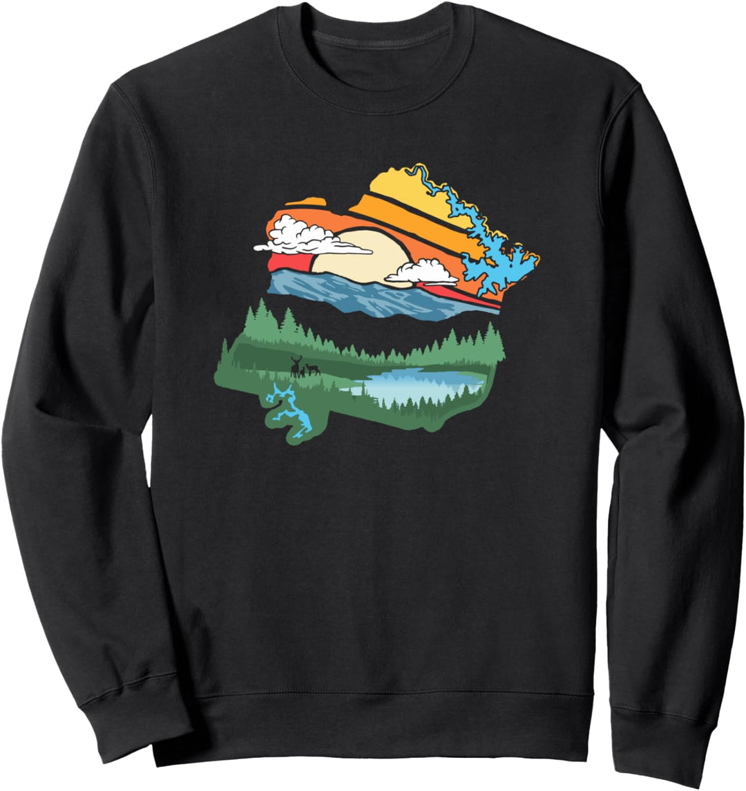 FC Outdoors - Franklin County Virginia Nature Graphic Sweatshirt