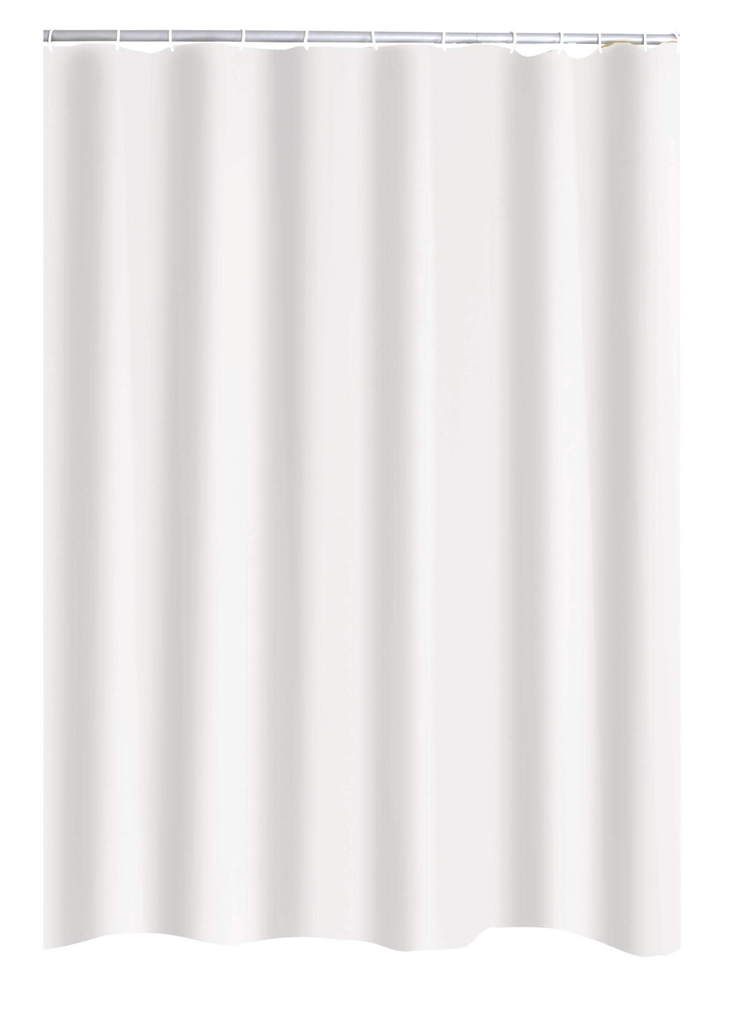 RIDDER Duschvorhang Textil Madison weiss 120x200 cm 120 x 200 cm Weiss, 120 x 200 cm Weiss