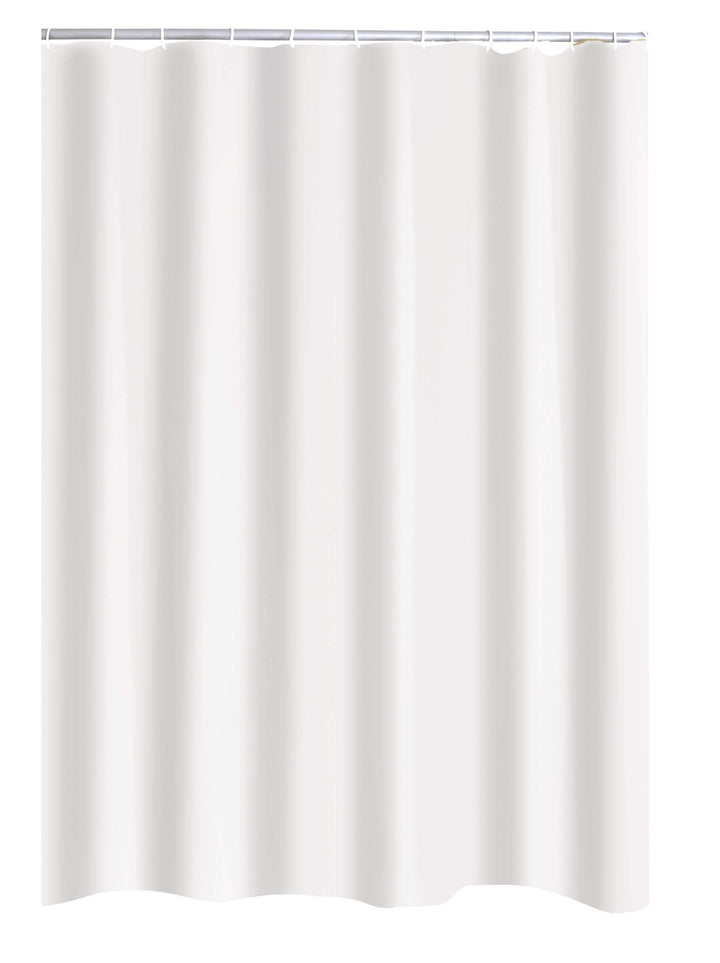 RIDDER Duschvorhang Textil Madison weiss 120x200 cm 120 x 200 cm Weiss, 120 x 200 cm Weiss