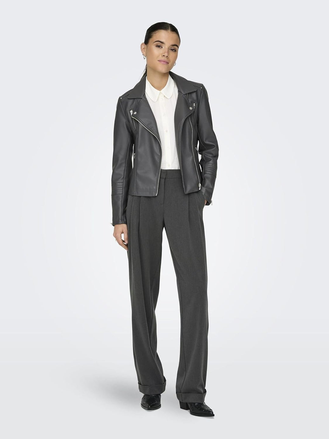 ONLY Female Kunstlederjacke ONLGEMMA Kunstlederjacke 32 Magnet, 32 Magnet