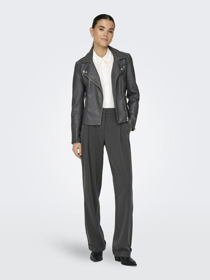 ONLY Female Kunstlederjacke ONLGEMMA Kunstlederjacke 32 Magnet, 32 Magnet