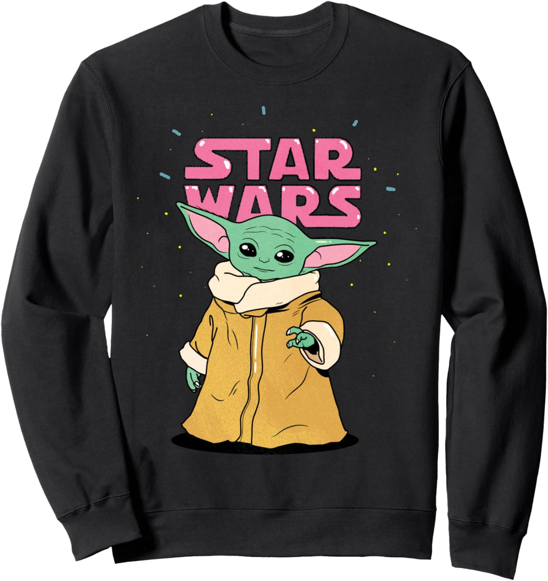 Star Wars The Mandalorian The Child Cute Force Cartoon Logo Sweatshirt