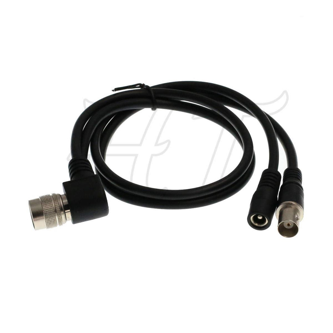 GigE Ethernet Industrial Kamera Power SDI Video Kabel Buchse Hirose 12 Pin Rechtwinklig auf BNC DC B