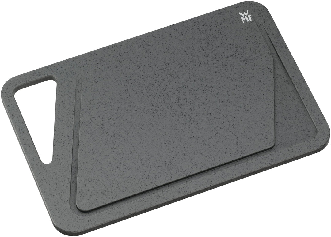 WMF Schneidebrett 38 x 25 cm, rechteckig, Kunststoff, Tranchierbrett mit Saftrillen, praktischer Gri