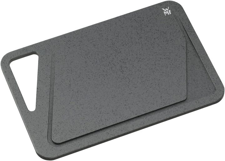 WMF Schneidebrett 38 x 25 cm, rechteckig, Kunststoff, Tranchierbrett mit Saftrillen, praktischer Gri