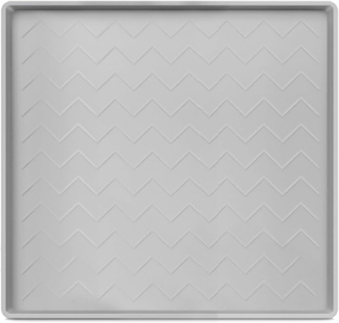 55x55cm wasserdichte Matte | 1.8cm hoher Rand | rutschfeste Unterseite | -/kratzfestes Silikon | Für