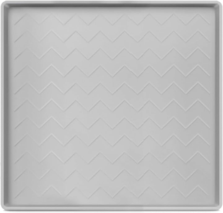 55x55cm wasserdichte Matte | 1.8cm hoher Rand | rutschfeste Unterseite | -/kratzfestes Silikon | Für