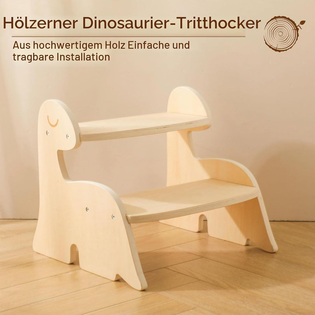 Promise Babe Tritthocker Kinder Holz Lernturm Montessori Holz Lernturm Für Kinder Dinosaur Baby Trit