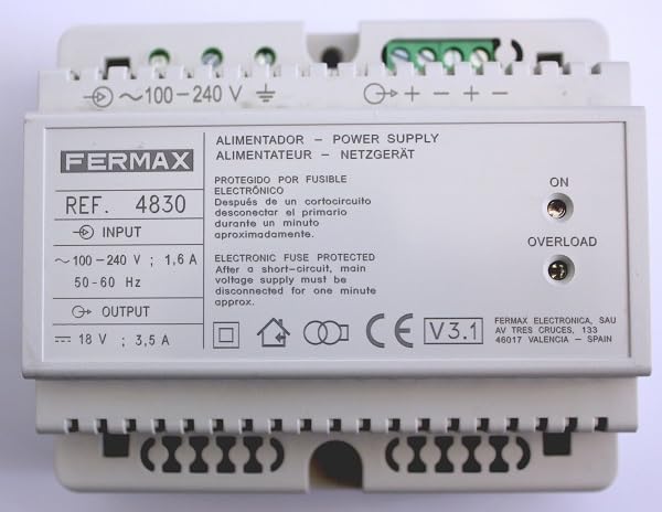 Fermax Netzgerät 18Vdc/3,5A, 4830