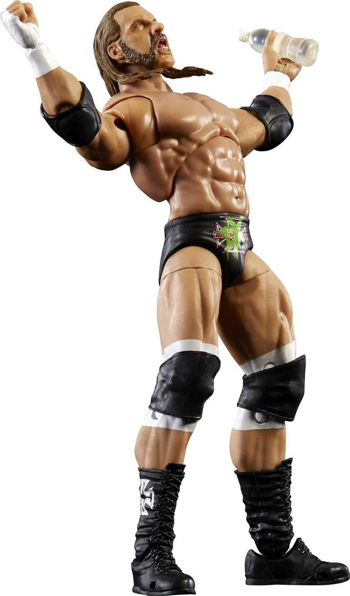 WWE Fan Takeover Ultimate Edition Triple H Actionfigur, 15,2 cm grosses Sammlerstück mit DX-Shirt,