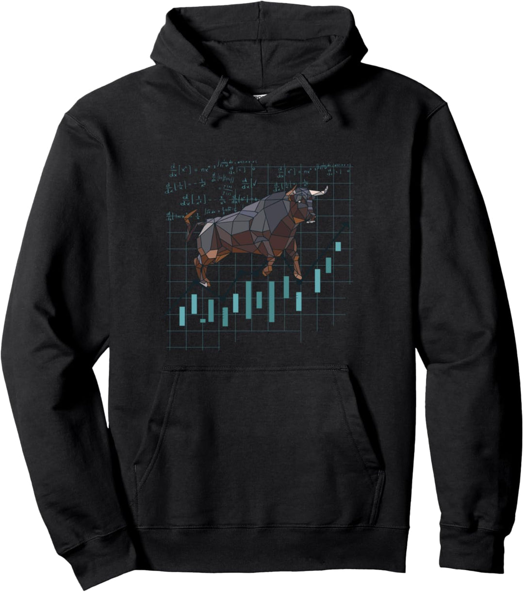Bullenmarkt Aktien Chart Pullover Hoodie