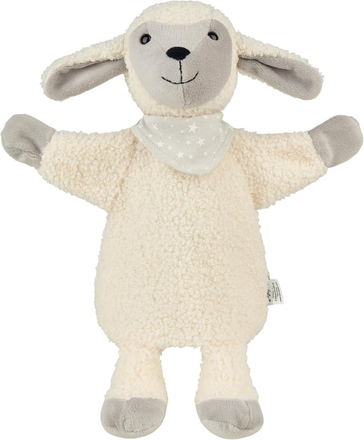 Sterntaler 3601968 Handpuppe Schaf Stanley, Ideal für Puppentheater und Rollenspiele, 30 cm, Beige