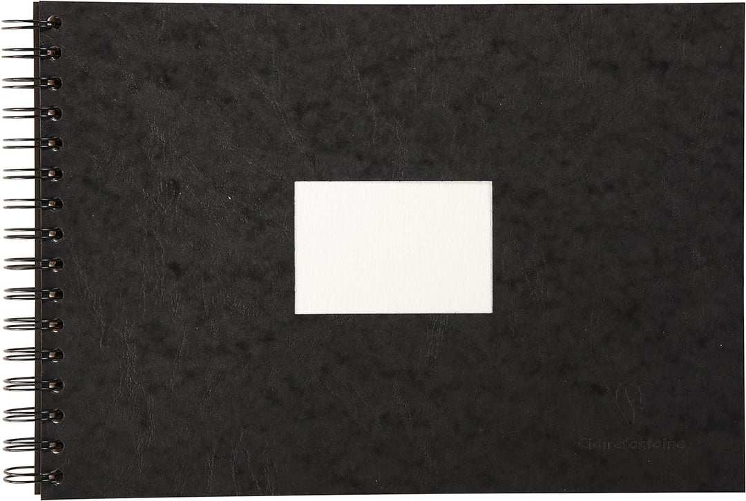 Clairefontaine 96061C Reisealbum mit Doppelspirale Aquarellpapier Feinkörnig, Din A4, 21 x 29.7 cm,
