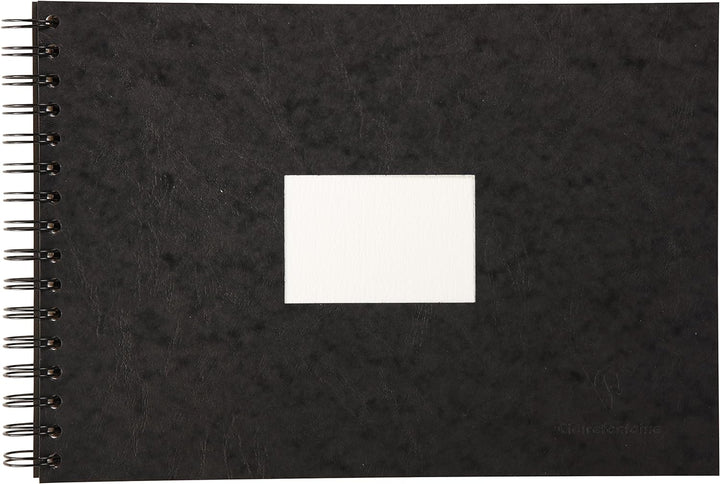 Clairefontaine 96061C Reisealbum mit Doppelspirale Aquarellpapier Feinkörnig, Din A4, 21 x 29.7 cm,