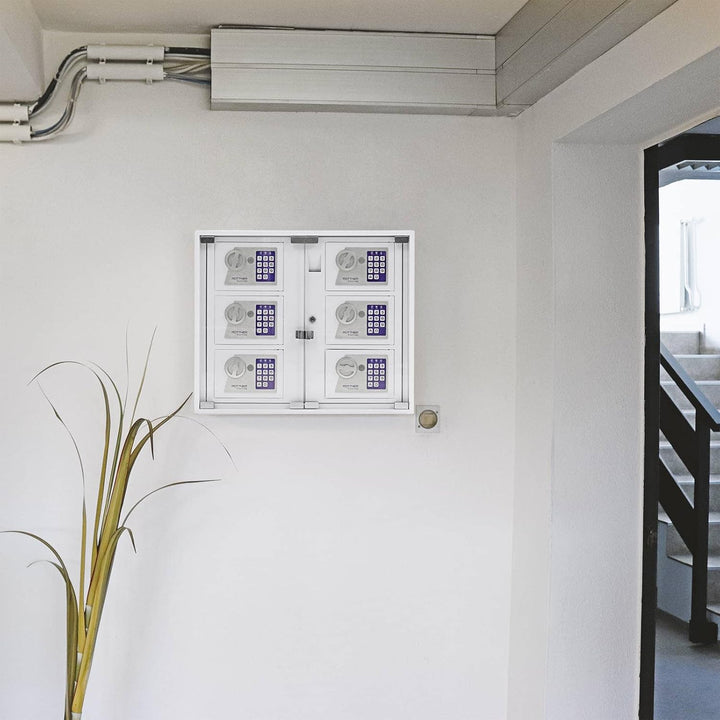 Profirst Schlüsselausgabe Partras 6000 Outdoor Elektronikschloss weiss Kunststoffscheibe (HxBxT) 474