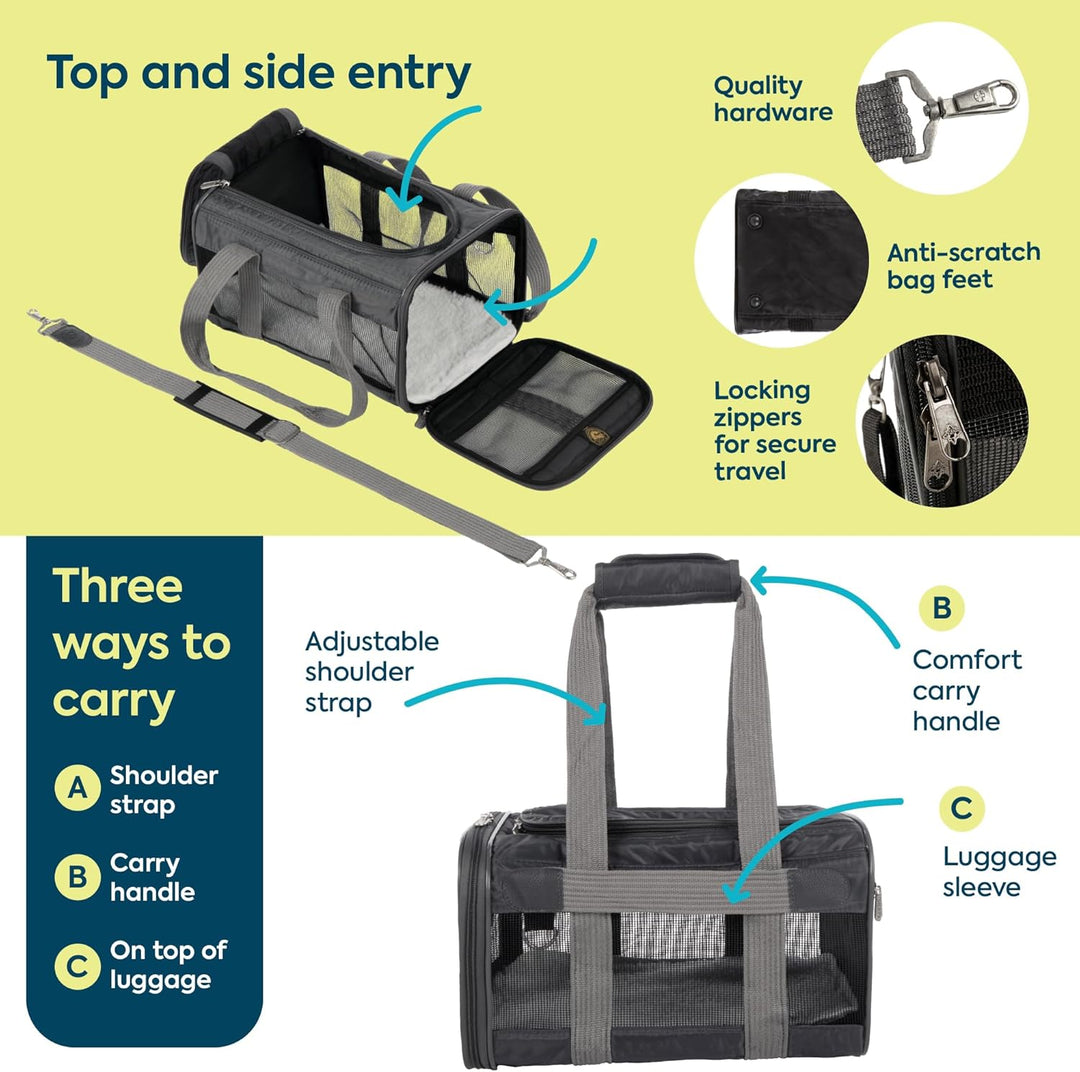 Sherpa Original Deluxe Transportbox für Haustiere, von Fluggesellschaften zugelassen und garantiert