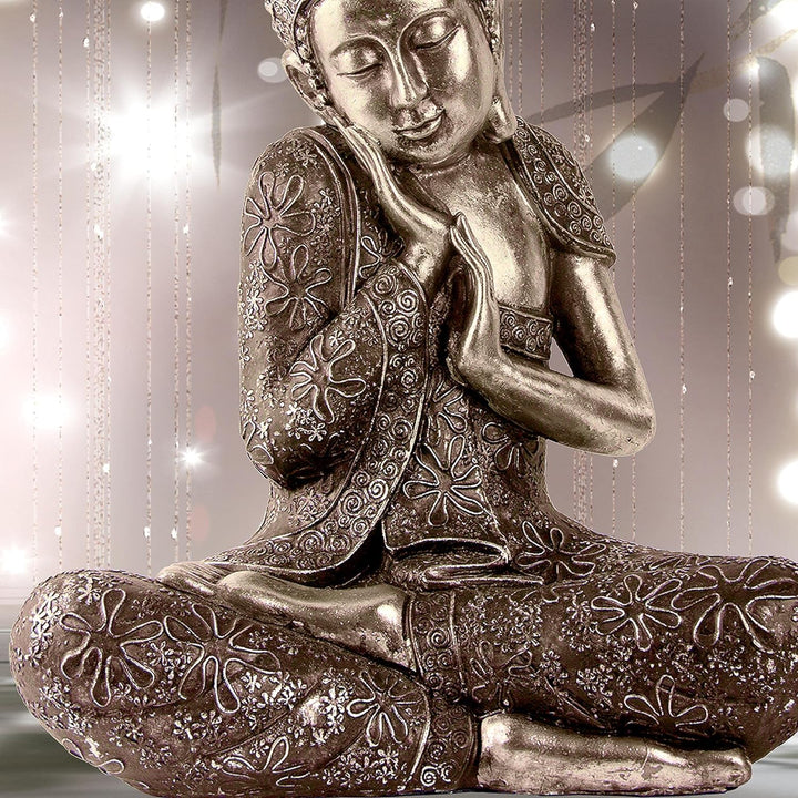 Runa Art Wandbilder Buddha Feng Shui 5 Teilig Bild auf Vlies Leinwand Deko Wohnzimmer Schlafzimmer S
