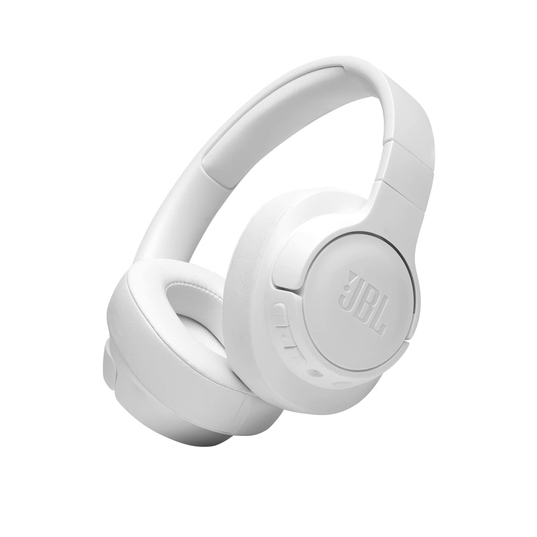 JBL Tune 710 BT – Faltbare Bluetooth Over-Ear Kopfhörer - Weiss – Kabellose Ohrhörer mit JBL Pure Ba