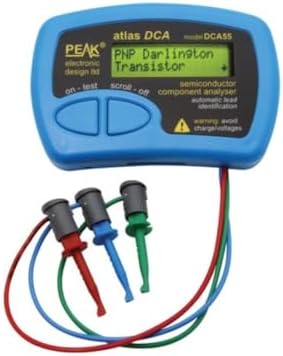 VELLEMAN - DCA55 Halbleiter-Analyzer 166078, schwarz und blau