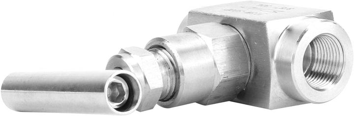 Gerades Nadelventil Edelstahl Hochdruck-Nadelventil Innengewinde Absperrnadelventil(3/8”), 3/8”