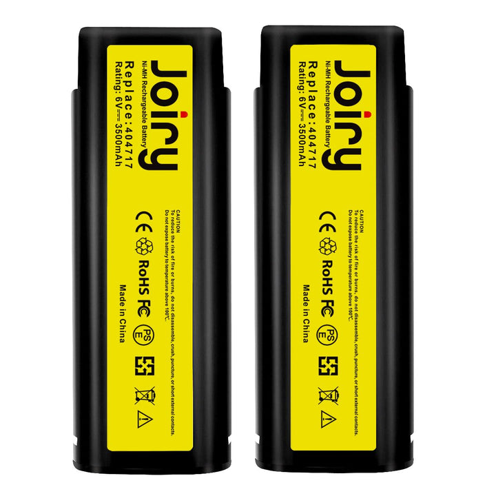 2X Joiry 6V 3.5Ah NI-MH Replacement Batterie Ersetzen für Paslode IM350 Arbeitet mit Paslode Nailers